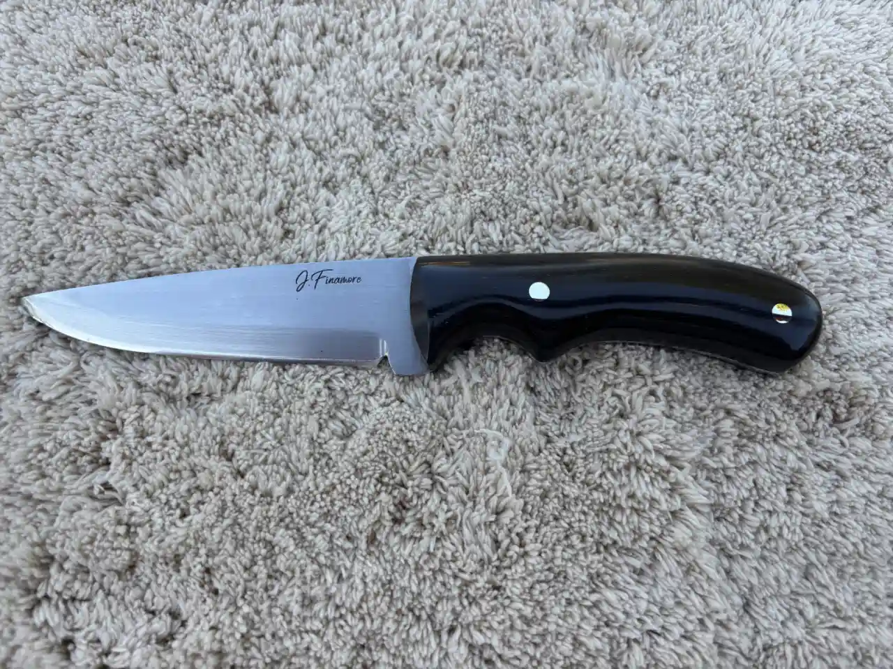 Pro hunter with natural ebony wood handles - front view